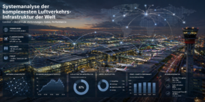 Datenanalyse der Flughafen-Infrastruktur London mit Fokus auf Kapazitätsplanung und Konnektivität